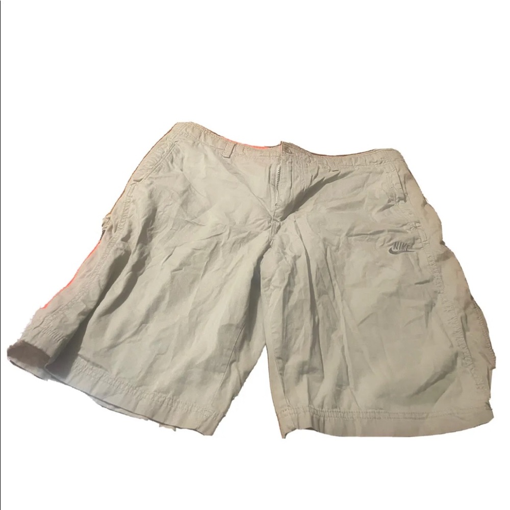 Nike Mens Khaki/Orange Shorts! XL 40x12